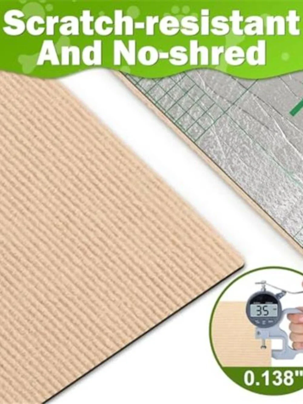 Cat Scratch Furniture Protector Felt Mat Adhesive Anti Scratch Couch Wall Guard